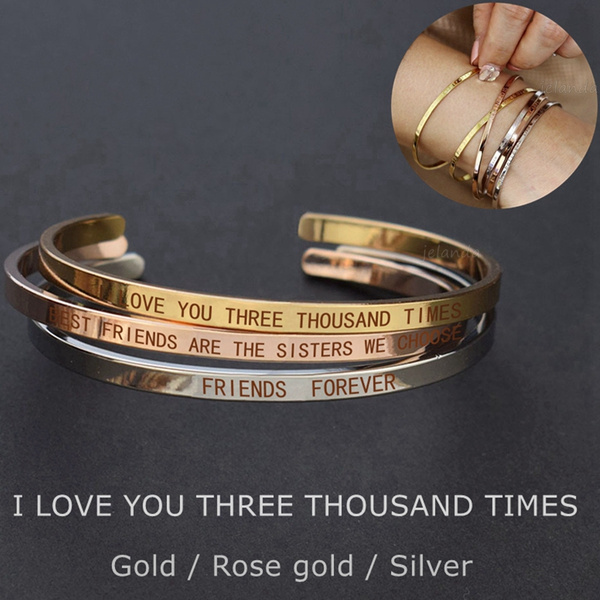 Rose gold best sale friendship bracelets