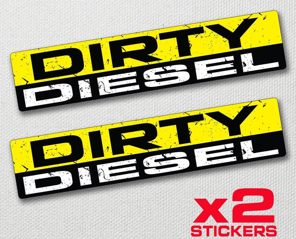 DIRTY DIESEL sticker vinyl decal Funny JDM 4x4 Truck SUV Car window Bumper 