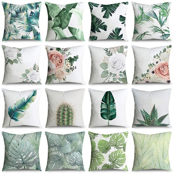 leaf pattern cushions