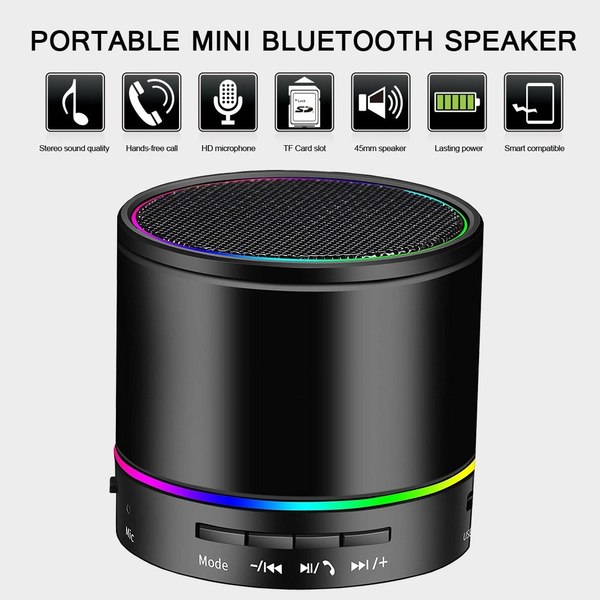 Mini LED Bluetooth Speaker