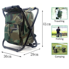 camouflagefoldingchair, outdoorportablechair, Picnic, Hiking