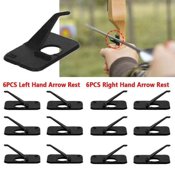 2pcs Plastic Arrow Rest Archery Right Hand and Left Hand For Recurve Bow LU