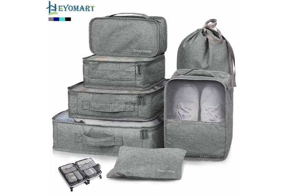 HEYOMART Packing Cubes Oxford Compression Bags 6PCS 7PCS 8PCS Set