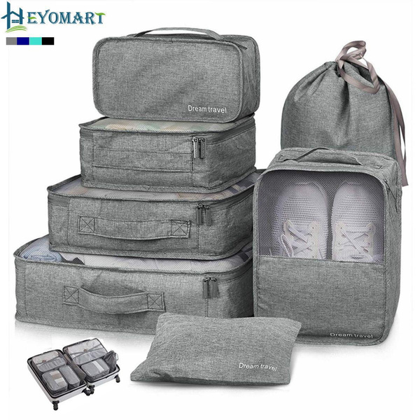HEYOMART 7PCS Set Packing Cubes Value 