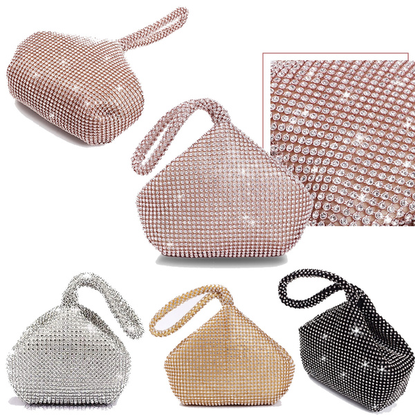 LETODE Sparkling Crystal Evening Clutches Women Evening Handbags Wedding Clutch Bag For Dance Party bag 