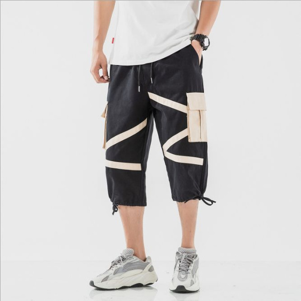 Shop Three Quarter Pants with Elasticised Hem Online | Max UAE