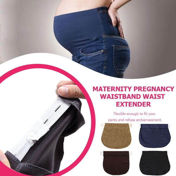 Maternity Waistband Elastic Extender Soft Pants Pregnancy