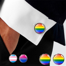 rainbow, Shirt, gay, Cuff Links
