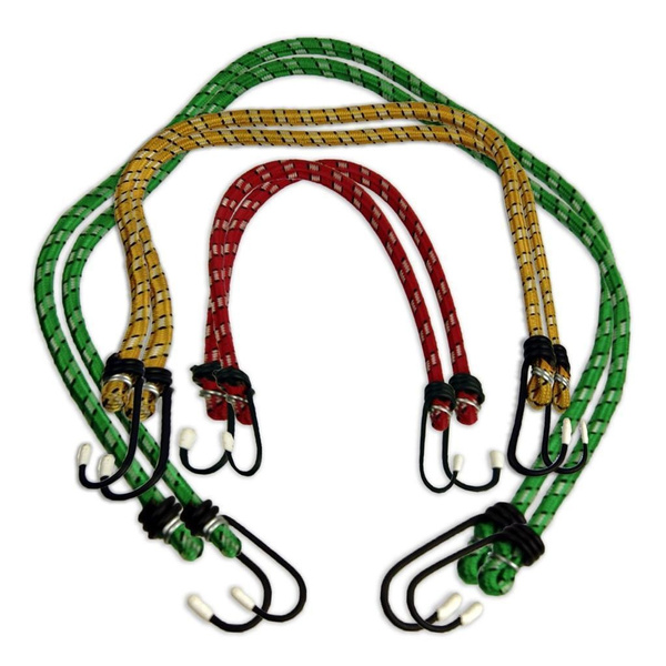 18 6 Pc Light Duty Rubber Bungee Bungie Cord Tie Down Strap Set 12 24 18 6 Pc Light Duty Rubber Bungee Bungie Cord Tie Down Strap Set 12 24