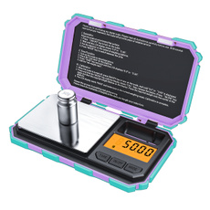 Digital Mini Scale 200g /0.01g Pocket Scale 50g Calibration Weight LCD Backlit Display Electronic Smart Scale 