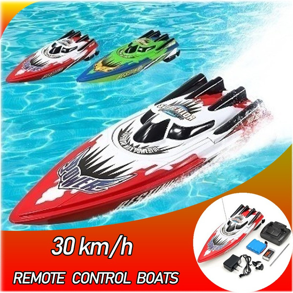 Barco de control remoto de alta velocidad doble motor Barco de control remoto de alta velocidad doble motor
