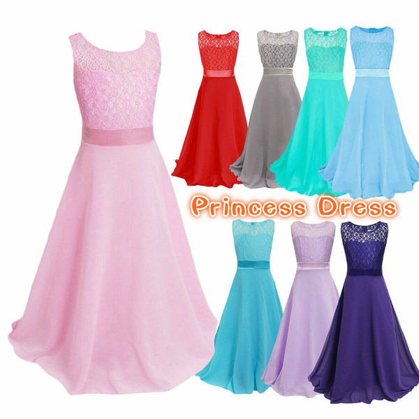 prom gown girls maxi dress