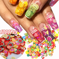 nail decoration, polymer, nail decals, Flowers