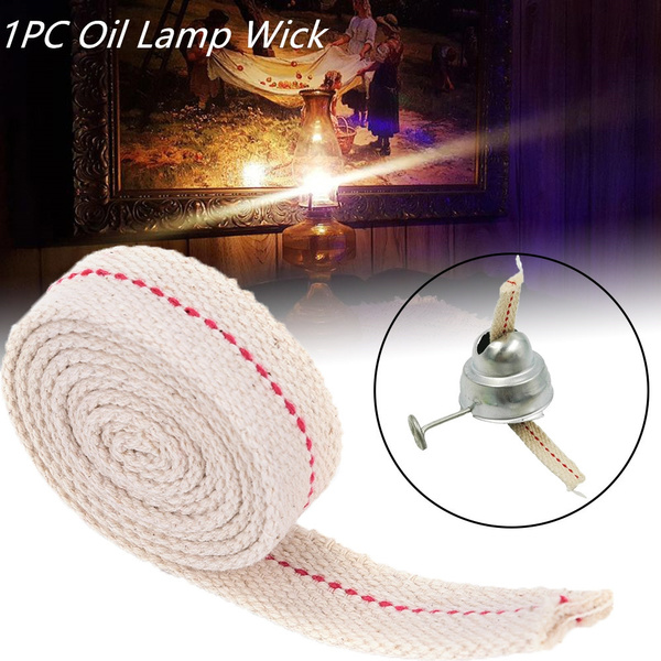 1pc Oil Lamp Wick 1M Supplies Replacement Lighting Accessory Tool Flat  Lampwick Oil Lamp Wick Barn Lantern Kerosene Lantern