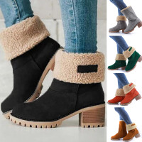 fur boots women's shoes