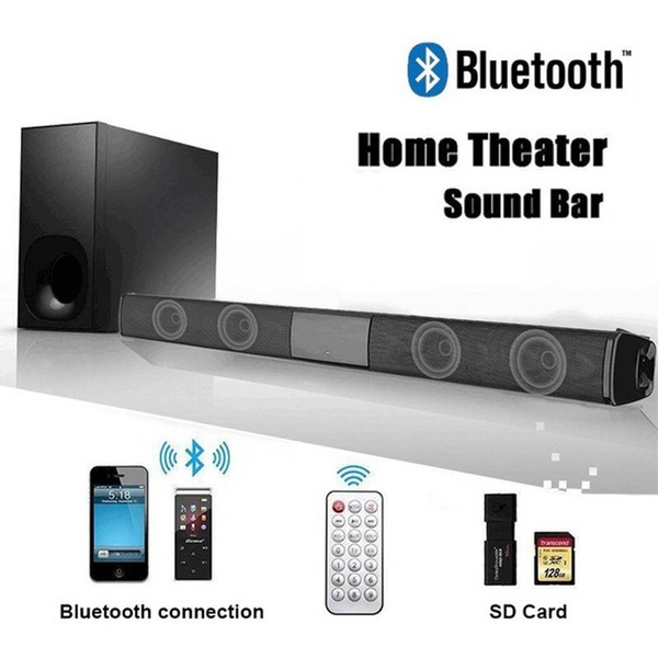 Bluetooth Wireless Sound Stereo System With Subwoofer Speakers Home Theater New 