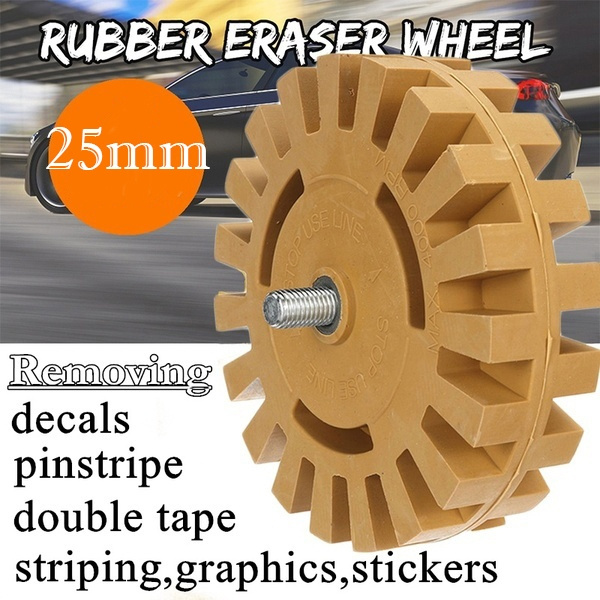 Rubber Eraser Wheel,Decal Remover Eraser Wheel - 4 inch Pad with