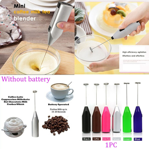 Electric Milk Frothers Drink Foamer Whisk Mixer Mini Stirrer Coffee Egg  Beater