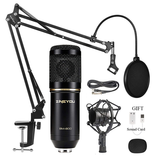Zingyou Condenser Microphone Kit Studio Professionale Audio Studio