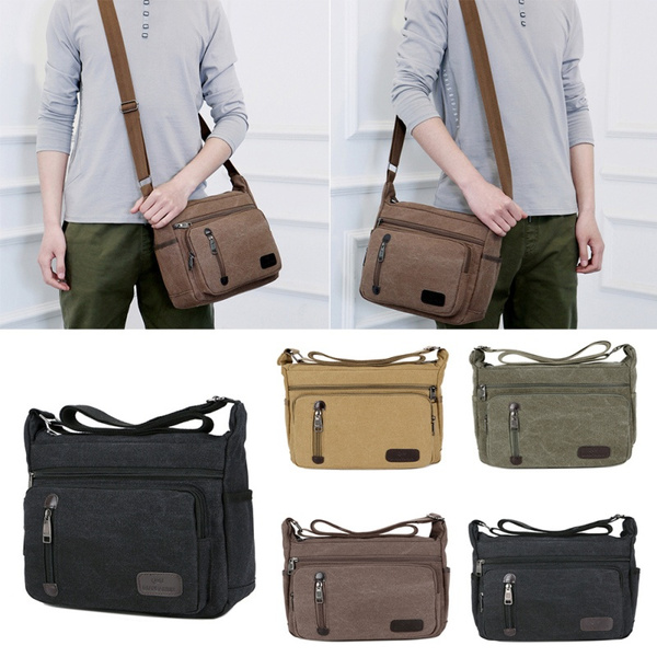 mens canvas satchel