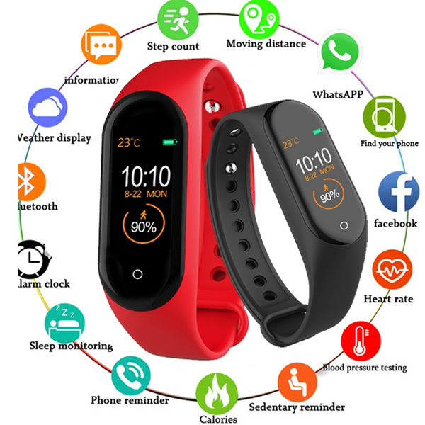 M4 Smart Band 4 Fitness Tracker Watch Sport Bracelet Heart Rate