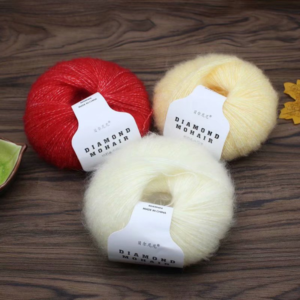 250g 10pcs Angola Mohair Yarn For Hand Knitting Wool Crochet Yarn To Knit Angola Mink Wool Yarns Mohair Wool For Knitting Wish