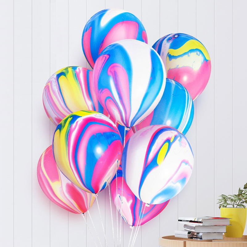 Agate balloon birthday party decoration cloud wedding decoration Kids 10 Inch