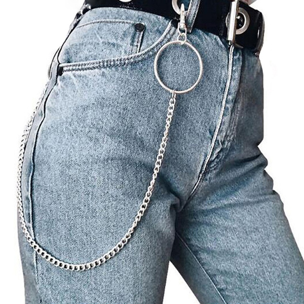 Fashion Cool Silver Hip Hop Punk Large 