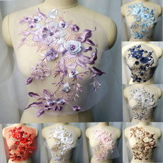 lace trim, laceapplique, Flowers, Lace