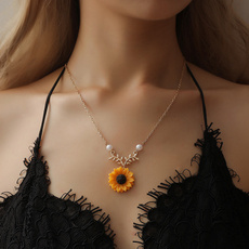 Jewelry, Sunflowers, delicate, Accessories