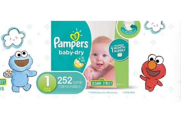 Verlichten bodem Voeding Pampers SG_B07H38BPJX_US Diapers Newborn / Size 1 (8-14 lb), 252 Count Baby  Dry Disposable Baby Diapers ONE MONTH SUPPLY | Wish