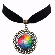 rainbow, blackvelvetnecklace, Jewelry, gay