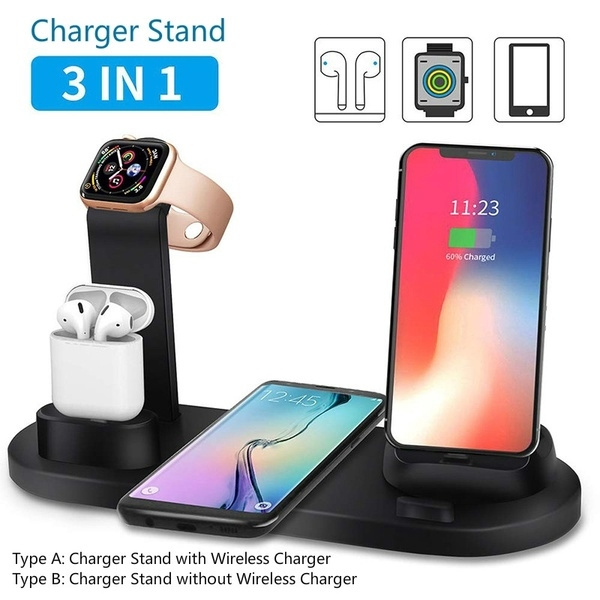 FDGAO 3 In 1 Portable Charger Stand Multi Function Usb Charger Charging