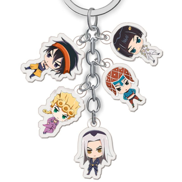 JoJo no Kimyou na Bouken Ougon no Kaze Chibi Characters Keychains - Nakama  Store