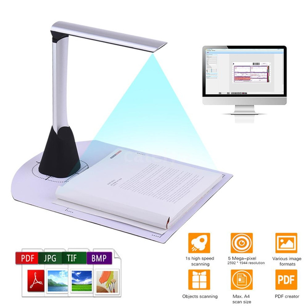 ASSUR High Speed Document Camera Scanner - 10 Megapixel A3 Size With OCR For Windows