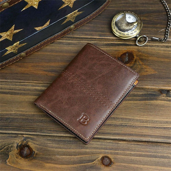 Men's Leather Long Wallet Clutch Purse Bag ID Credit Card Holder Casual Billfold
