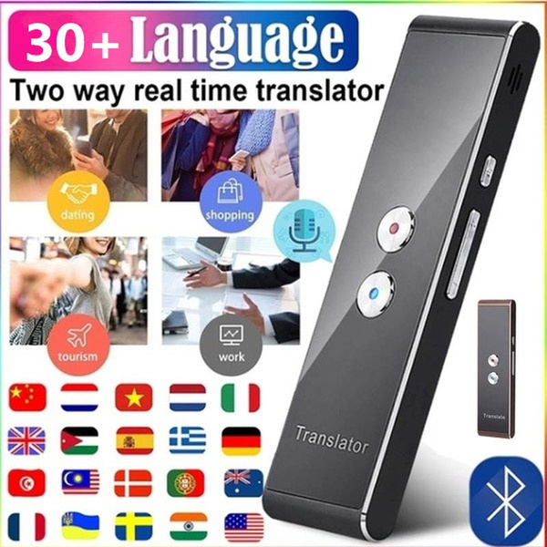 Portable Voice Translator 30+ Multi-Language Translation Two-Way Real ...