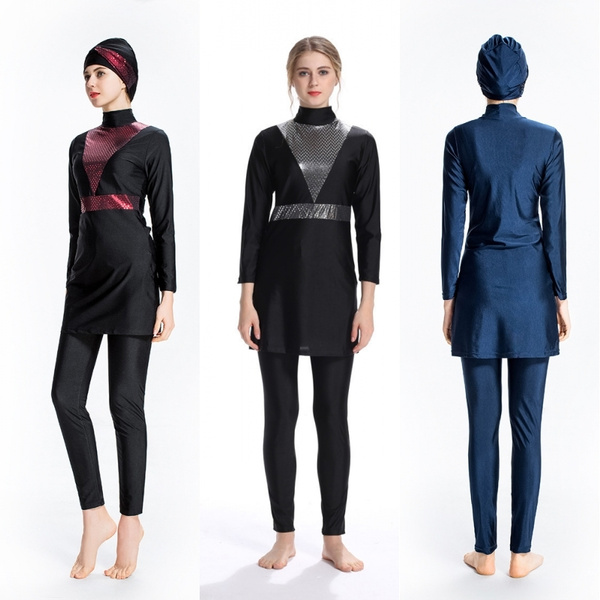 Burkini swimwear hot sale plus size