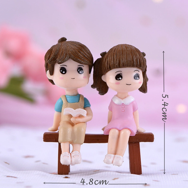 miniature couple dolls