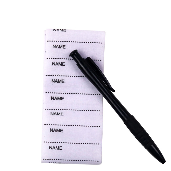 200pcs Child Laundry Marker Set Woven Clothing Accessories School Garment Labels Iron on Name Label Fabric Tags | Wish