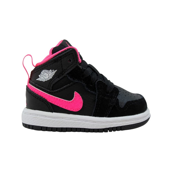 Nike Air Jordan 1 Mid Black/Hyper Pink-White 644507-039 Toddler