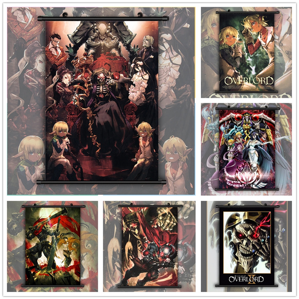Overlord Anime Wall Art Home Decoration Scroll Poster 