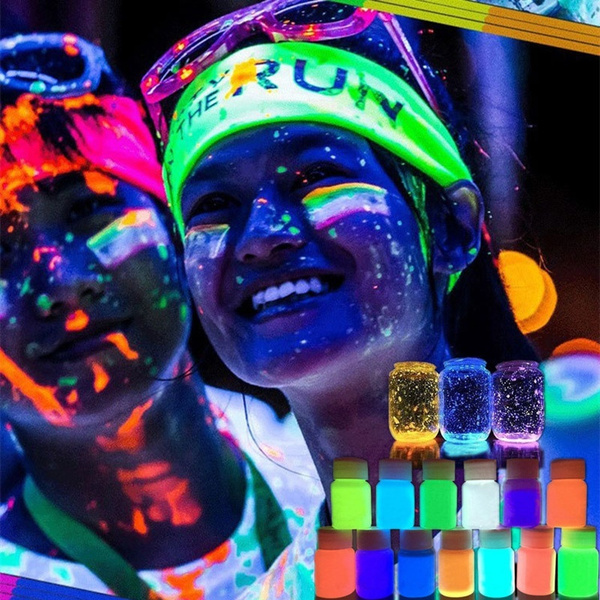 New 13 Colors Glow In The Dark Acrylic Luminous Paint Bright