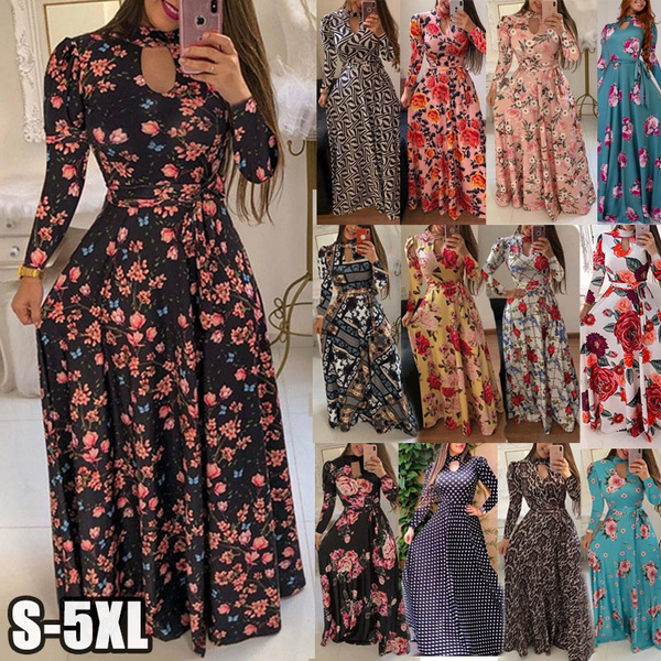 wish floral maxi dress