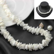 clavicle  chain, Jewelry, Hawaiian, puka