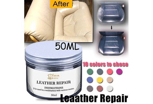 Universal Leather Repair Tool Car Seat Sofa Coats Scratch No Heat Liquid Leather  Vinyl Repair Kit