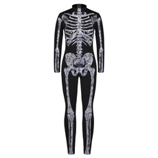 skull, Skeleton, jumpsuitkid, Long Sleeve
