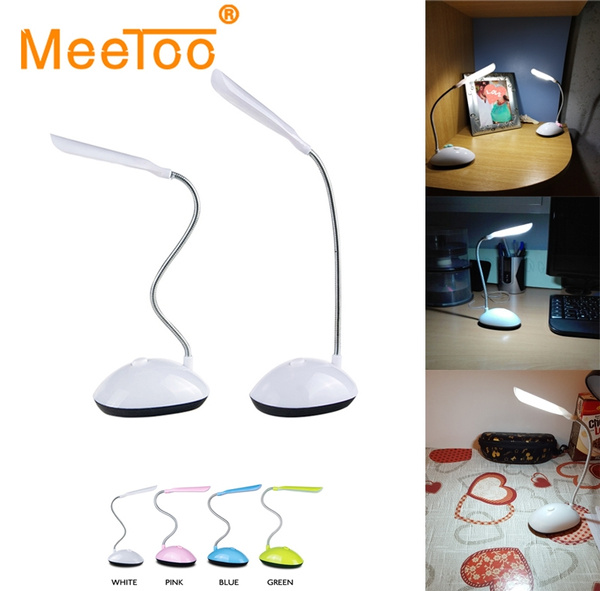 LED Desk Lamp Flexible Foldable Table Lamp Reading Light use AAA Battery 