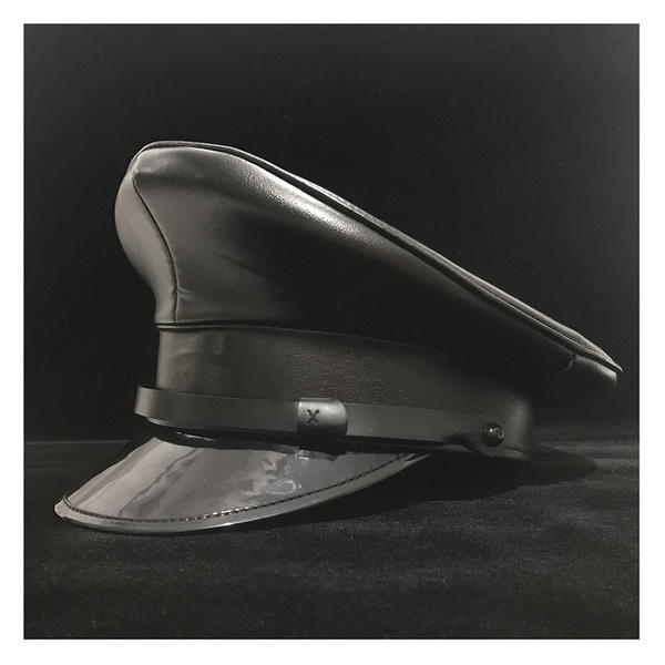 Black Leather Steampunk Germany Officer 