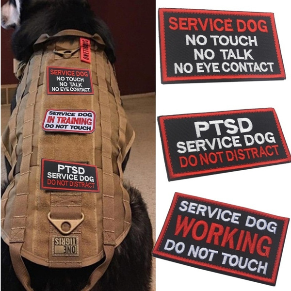 SERVICE DOG IN TRAINING DO NOT TOUCH Pet Supplies Safety Warning